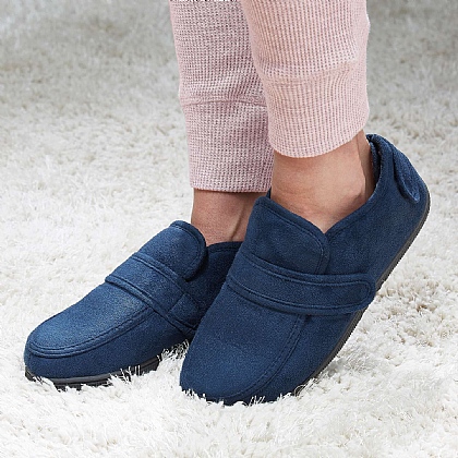 Womens Extra-Wide Washable Slippers| Coopers of Stortford