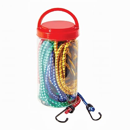 Jar of 15 Bungee Cords