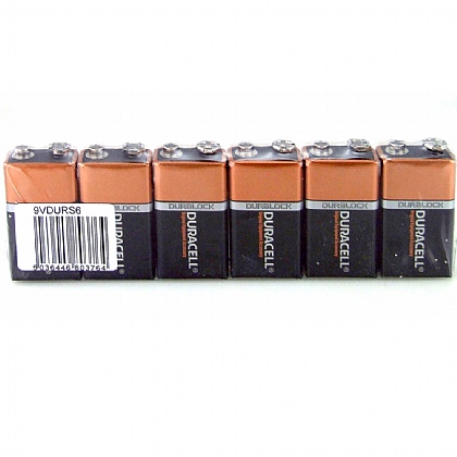 6 x Duracell 9V Battery