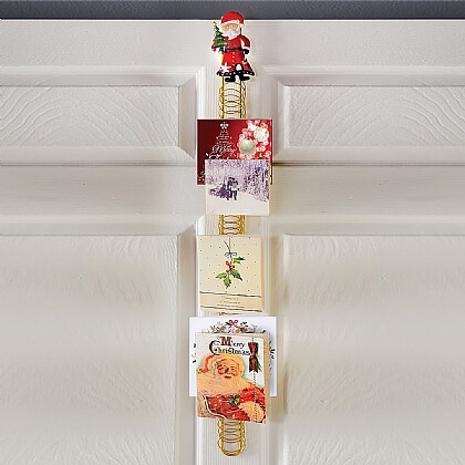 Santa Over-Door Card Holder