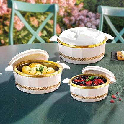 Set of 3 Insulated Food Servers