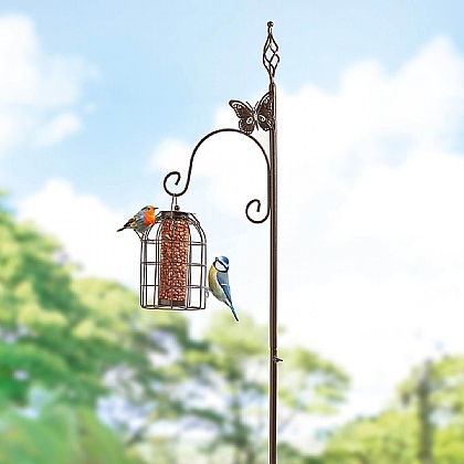 Shepherd’s Crook Bird Feeder Station