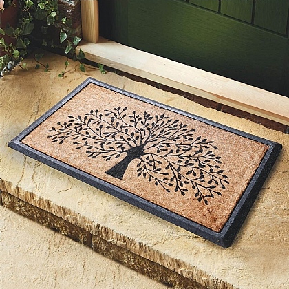 Tree of Life Coir Mat