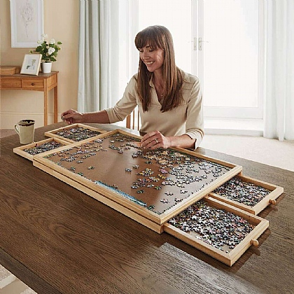 Wooden Puzzle Organiser
