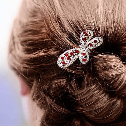 Set of 3 Jewelled Hair Combs