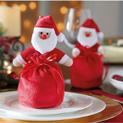 Set of 6 Santa Sacks