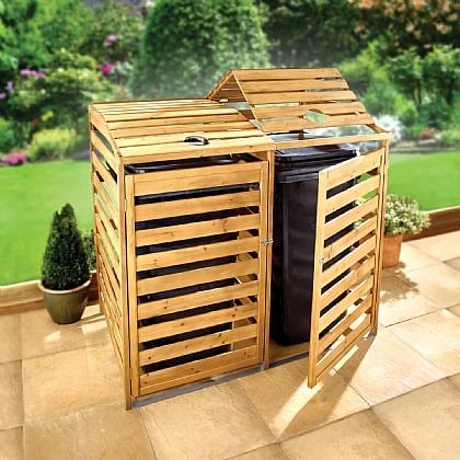 Hinged Wheelie Bin Store