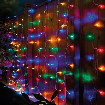 200 LED Solar Curtain Lights