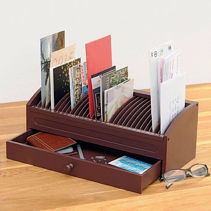 Wooden Monthly Organiser