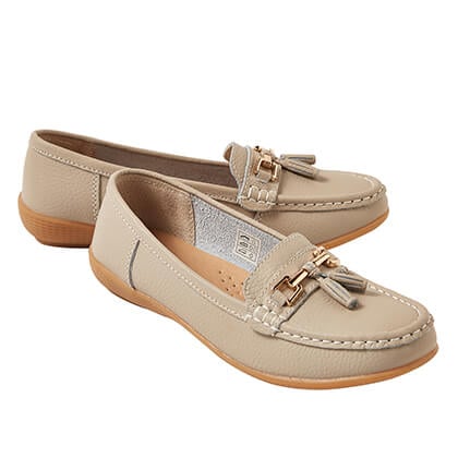 Hush Puppies Maggie Leather Women's Sky Blue Loafers