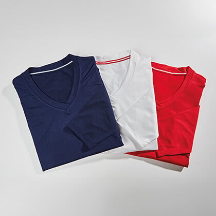 MYCDXE Women's Summer Tops - V Neck Puff Short Sleeve T-Shirt, Casual Slim Fit Tunic (65% Cotton 35% Polyester)