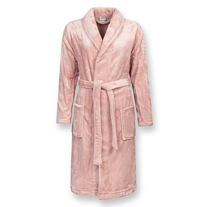 Velour Zip Dressing Gown | Coopers Of Stortford