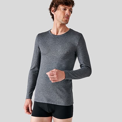 Damart Maglia Termica Uomo Scollo A V – Caldo E Sostenibile Per L'Inverno