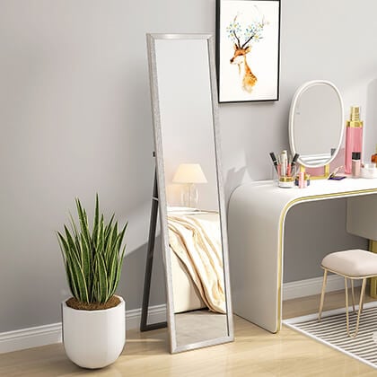 slim fit dress slacks Glitter Corner Dressing Table with LED Lights – Designer Concepts -  Furniture Store