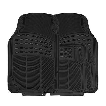 Tappetini Auto CARMAT In Tessuto Per Peugeot 3008 (2009-) - Set 3 Pezzi, Colore Nero Scuro - 2