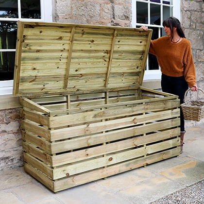 Scotland Storage Box Storage Boxes & Trolleys | Sheds & Storage | Garden & Outdoors ...