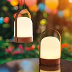 Wood-Look LED Lantern | Coopers Of Stortford